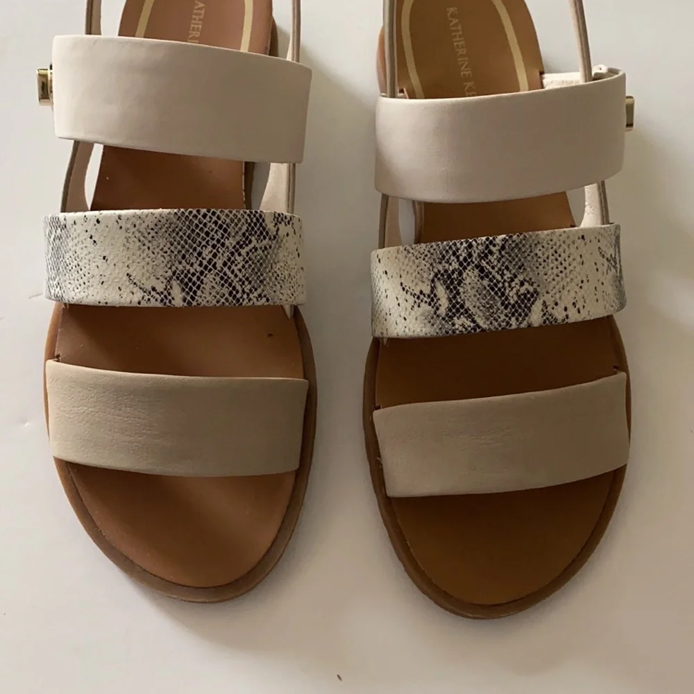 Katherine Kelly, Size 6.5M Women’s Josie Wedge Summer Sandals NEW
